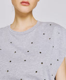 BLOUSE WITH STUD DETAILS