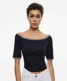 CROPPED OFF-THE-SHOULDERS TOP