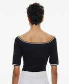 CROPPED OFF-THE-SHOULDERS TOP