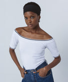 CROPPED OFF-THE-SHOULDERS TOP