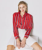 SATIN STRIPED SHIRT