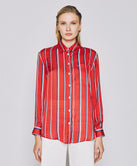 SATIN STRIPED SHIRT