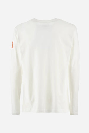 REGULAR-FIT LONG-SLEEVED T-SHIRT IN COTTON