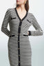 KNITTED DRESS WITH A STRIPED PATTERN - DRESS IN SWEATER MIANNA