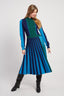 JAMIE LONG-SLEEVED KNIT MIDI DRESS