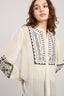 HARPER LONG SLEEVE EMBROIDERED BLOUSE