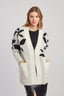 DEBBIE WOOL LONG-SLEEVED V-NECK CARDIGAN