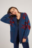 DEBBIE WOOL LONG-SLEEVED V-NECK CARDIGAN