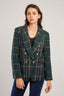 LAURE CHECKED BLAZER JACKET