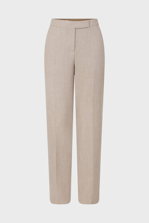 ELASTICATED SLIM-FIT TROUSERS - NALA