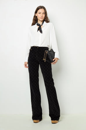 FLARED CORDUROY JEANS - ANNA