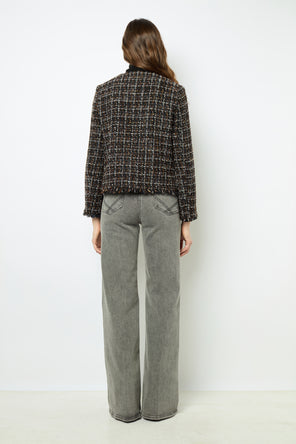 MULTI-COLORED TWEED JACKET - MATHILDA