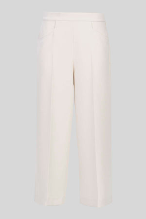 CROPPED STRETCH TWILL PANTS