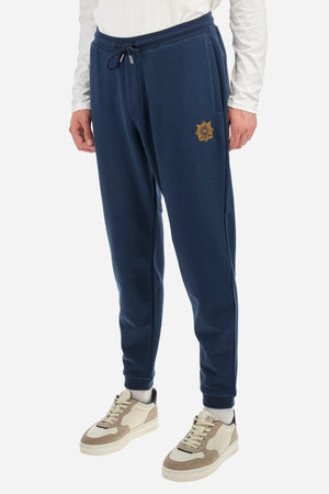 REGULAR FIT GUARDS JOGGING BOTTOMS IN COTTON