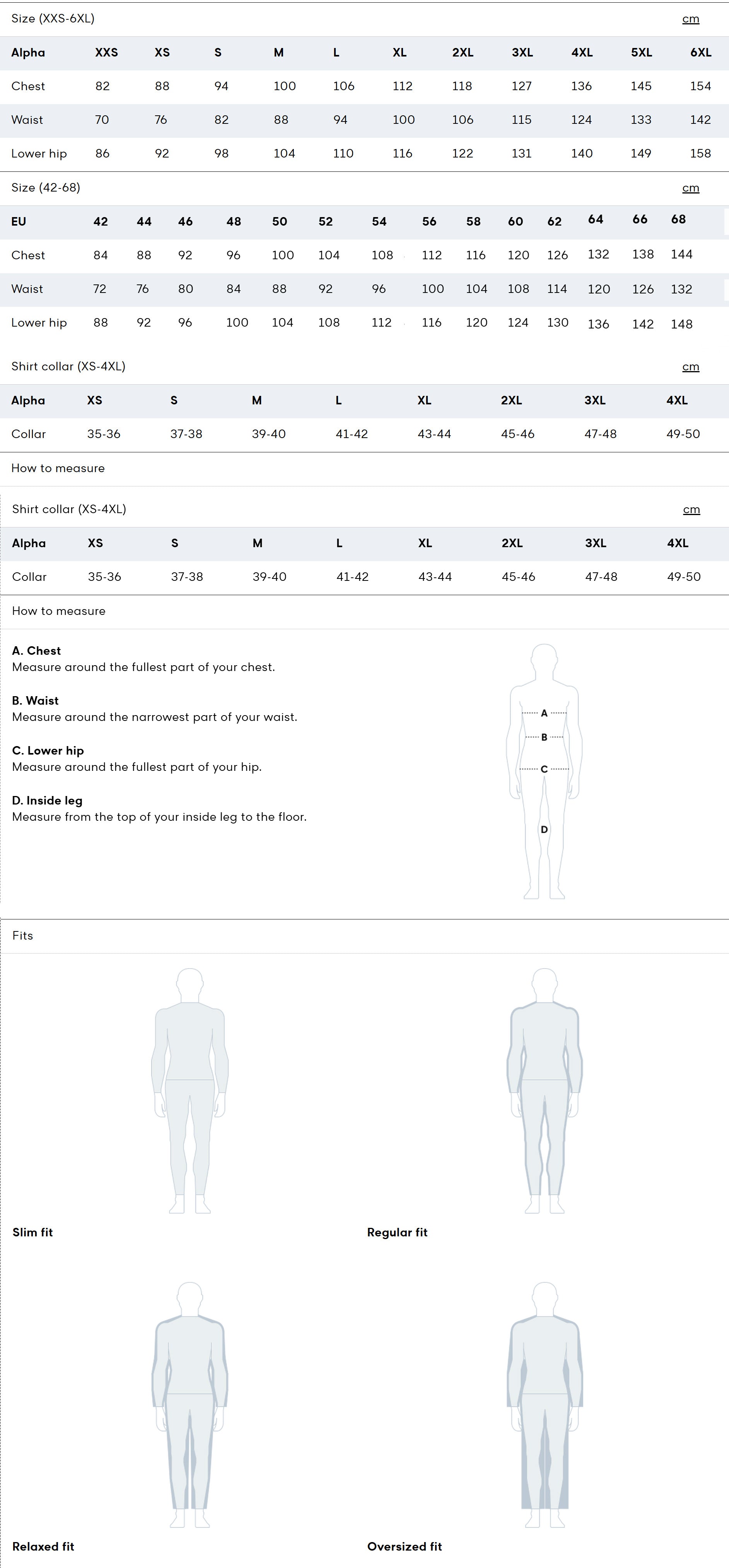 Size Chart Image